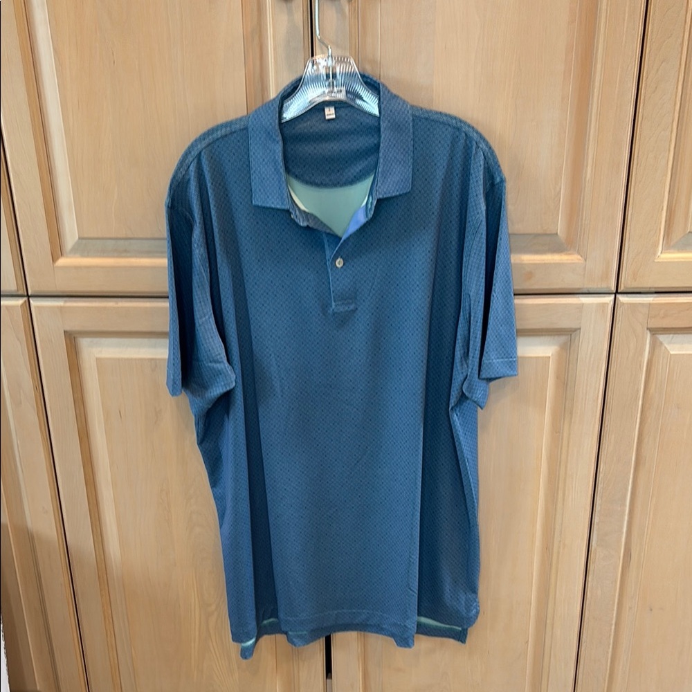 PETER MILLAR Men's Blue Polo Shirt